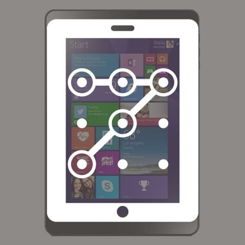 Сброс графического ключа в планшете Lenovo Miix 3